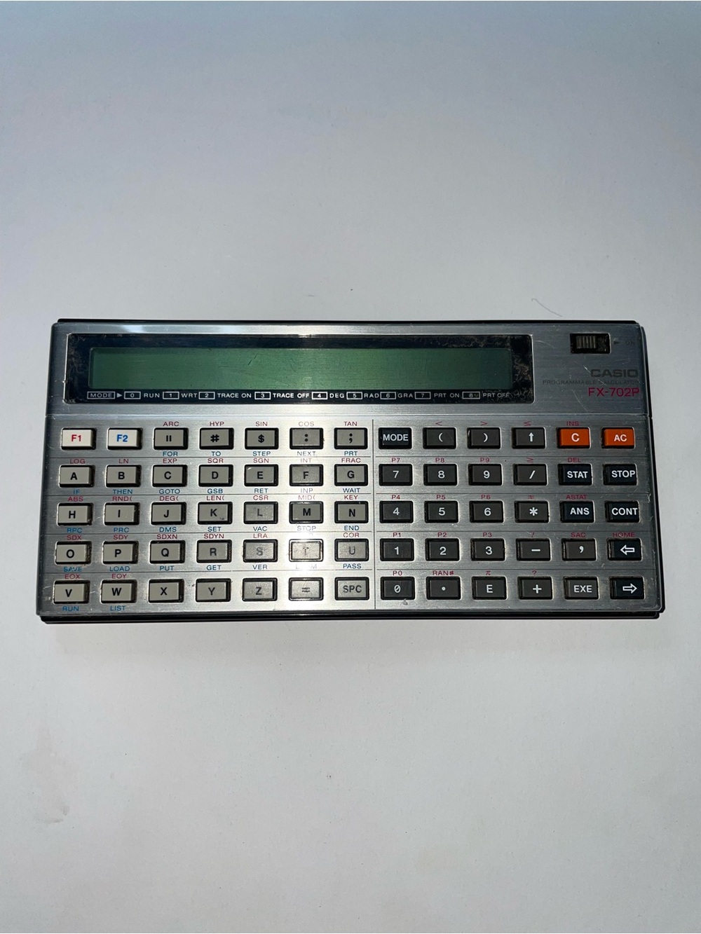 Casio FX-702P Portable Programmable Scientific Calculator for parts or repair